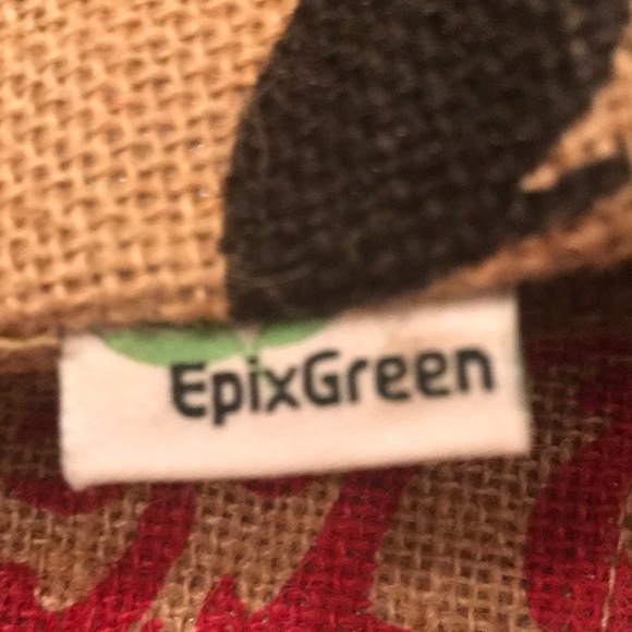 3 Epixgreen Natural Jute Reusable Bags - Picture 2 of 7